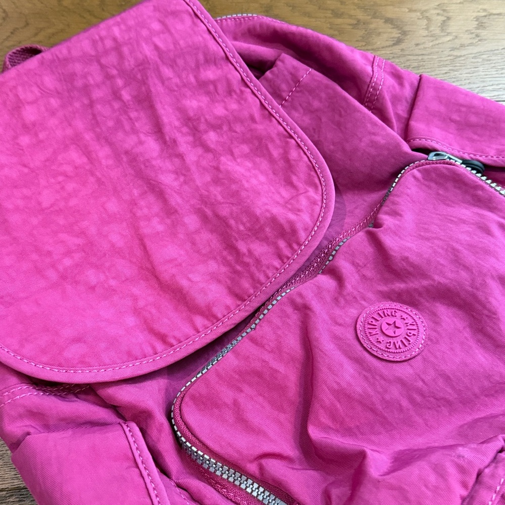 Kipling City Pack Ravier Medium Pink Backpack - In great condition - Picture 4 of 4